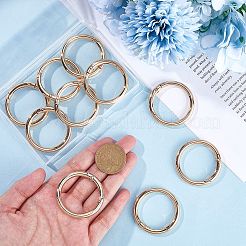 10Pcs Alloy Spring Gate Rings&nbsp;FIND-SP0001-38G