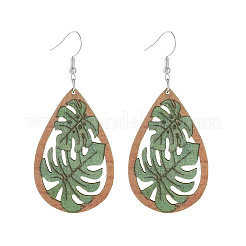 Wood Dangle Earrings for Women&nbsp;WG26A13-03