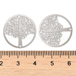 Rack Plating Brass Connector Charms&nbsp;KK-Q792-17P