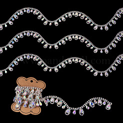 1 Yard Iron Rhinestone Strass Chains&nbsp;FIND-PJ0001-44B