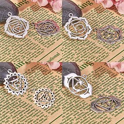 Tibetan Style Alloy Pendants&nbsp;TIBEP-SC0001-02