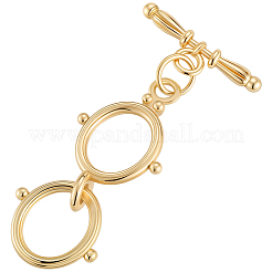 10 Sets Brass Toggle Clasps&nbsp;KK-BBC0021-03