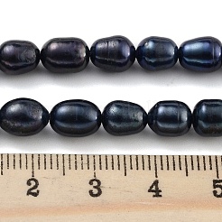 Dyed Natural Cultured Freshwater Pearl Beads Strands&nbsp;PEAR-P062-08C