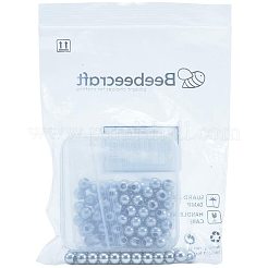304ステンレススチールスペーサービーズ  ロンデル  ステンレス鋼色  8x6mm  穴：3mm  100個/箱&nbsp;STAS-NB0004-18