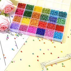288G 24 Styles 6/0 Glass Seed Beads&nbsp;SEED-FS0001-26D
