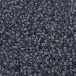 MIYUKIデリカビーズ  シリンダー  日本製シードビーズ  11/0  （db0749)マット透明グレー  1.3x1.6mm  穴：0.8mm  約2000PCS /ボトル  10 G /ボトル&nbsp;SEED-JP0008-DB0749
