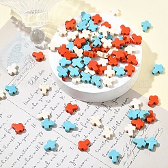 90Pcs 3 Colors Synthetic Turquoise Beads&nbsp;TURQ-YW0001-07