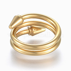 304ステンレススチールワイドバンド指輪  サイズ6~9  ミックスカラー  16~19mm&nbsp;RJEW-E153-19
