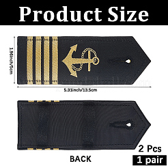 1 Pair Polyester Epaulettes&nbsp;AJEW-CN0007-71