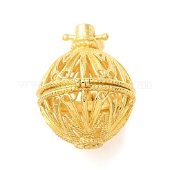 Brass Cage Pendants&nbsp;KK-CBA8ACD-07G