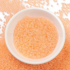 Luminous Transparent Glass Seed Round Beads&nbsp;GLAA-F124-D04-A