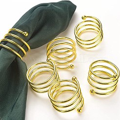 ステンレス鋼のナプキンリング  ナプキンホルダー装飾  レストランの日用品  ゴールドカラー  45.5x40mm&nbsp;LS-PW23060803713