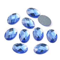 Electroplate Glass Cabochons&nbsp;GGLA-R007-04