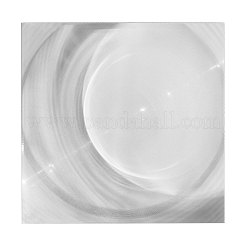 アクリル物理光学レンズ  ラボ用品  二重凸  正方形  200x200x2mm&nbsp;AJEW-WH0516-14A