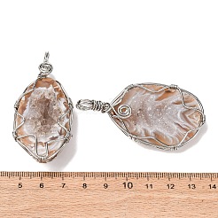 Natural Agate Big Pendants&nbsp;G-A282-06P