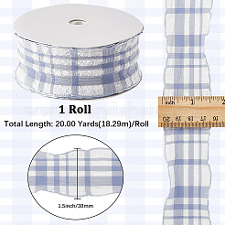 1 Roll Polyester Ruffled Ribbon&nbsp;SRIB-CY0001-14C