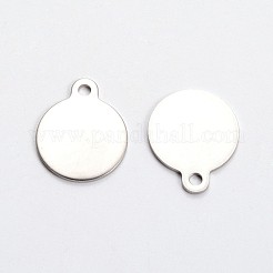 Tarnish Resistant 201 Stainless Steel Mirror Polished Finish Stamping Blank Tag Pendants&nbsp;STAS-L166-01