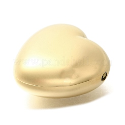 イオンプレーティング（IP）304ステンレスペンダント  ハートチャーム  14KGP本金メッキ  32x35x16.5mm  穴：3mm&nbsp;STAS-K263-48G