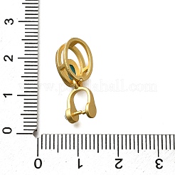 Brass Ice Pick Pinch Bails&nbsp;KK-M313-15G-06
