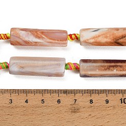 Dyed & Heated Natural Fire Crackle Agate Beads Strands&nbsp;GG-CBAB9C6-H01-01