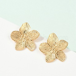 Ion Plating(IP) 304 Stainless Steel Stud Earrings&nbsp;EJEW-Z022-22G