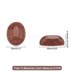 Natural & Synthetic Gemstone Cabochons&nbsp;G-PH0001-02