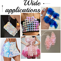 50G Ornament Accessories PVC Paillette/Sequins Pendants&nbsp;PVC-CY0001-01A