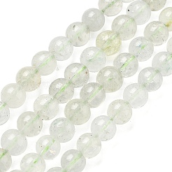 Natural Green Beryl Beads Strands&nbsp;G-F787-01-6mm