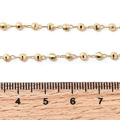 2.5MM Brass Ball Chain Necklaces for Women&nbsp;NJEW-F353-02G