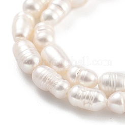 Natural Cultured Freshwater Pearl Beads Strands&nbsp;PEAR-P062-06B