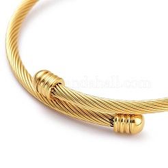 304 Stainless Steel Cuff Bangles Sets&nbsp;BJEW-M284-13