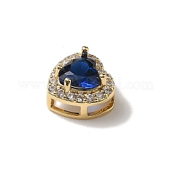 Brass Micro Pave Cubic Zirconia Beads&nbsp;KK-I276-46G