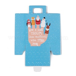Christmas Theme Rectangle Foldable Creative Kraft Paper Gift Bag&nbsp;CON-B002-02D