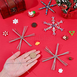 30Pcs Christmas Snowflake Iron Wire Forms&nbsp;IFIN-SC0001-98A