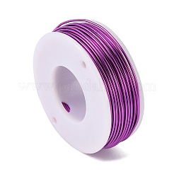 丸アルミ線  パープル  18ゲージ  1mm  約23m /ロール&nbsp;LS-AW-G001-03-11