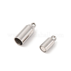304ステンレススチール製マグネット留め具  コラム  ステンレス鋼色  16x5x5mm  穴：1.2mm&nbsp;STAS-A117-09A-P