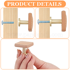 6Pcs Imitation Leather Jewelry Box Drawer Handles&nbsp;FIND-CL0001-69B