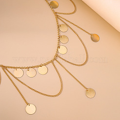 Alloy Coin Tassel Waist Belly Chains for Women&nbsp;FS-WG4B5C9-01