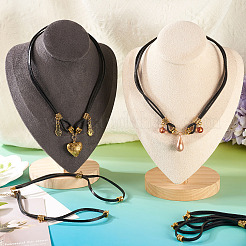 3Pcs Cowhide Leather Cord Double Layer Necklace Making&nbsp;AJEW-TA0002-77A