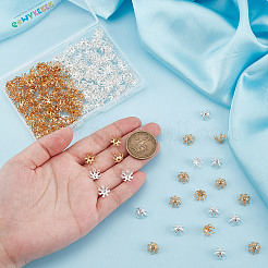 200Pcs 2 Colors Brass Bead Caps&nbsp;FIND-GO0003-29