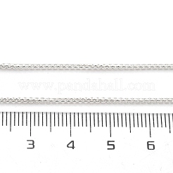 1.5mm Brass Box Chain Necklaces&nbsp;KK-K398-29S