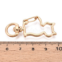 Alloy Swivel Snap Hook Clasps&nbsp;PALLOY-T090-82KCG