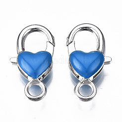 Alloy Enamel Lobster Claw Clasps&nbsp;PALLOY-Q441-031C-RS