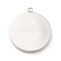 Tarnish Resistant 304 Stainless Steel Pendant Rhinestone Settings&nbsp;STAS-P312-16P
