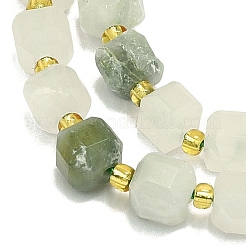 Natural Tianshan Cui Quartzite Beads Strand&nbsp;G-I376-D03-01