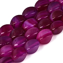 Dyed & Heated Natural Agate Beads Strands&nbsp;G-N359-14A-04