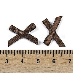 ポリエステル衣装アクセサリー  蝶結び  ココナッツブラウン  16x19x3mm&nbsp;DIY-A052-01-02