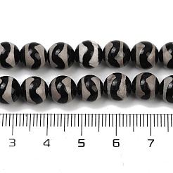 Tibetan Style dZi Beads Strands&nbsp;G-U022-A01-8mm