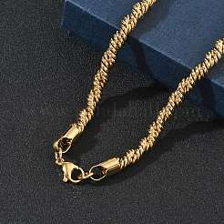 6MM 304 Stainless Steel Rope Chain Necklaces&nbsp;SA-CBA2696-04G