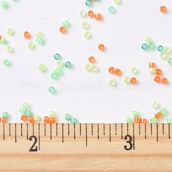 MIYUKIデリカビーズ  シリンダー  日本製シードビーズ  11/0  （db2066)蓄光ミックス6  1.3x1.6mm  穴：0.8mm  約10000個/50g&nbsp;SEED-X0054-DB2066